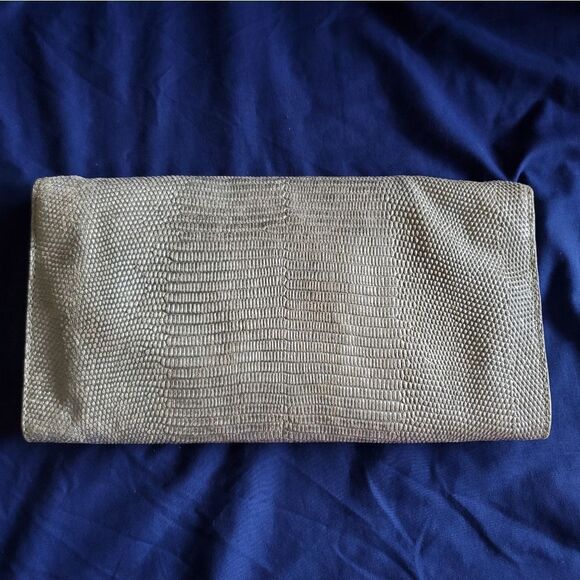 Michael Kors Silver Clutch Shoulder Purse - Picture 2 of 8